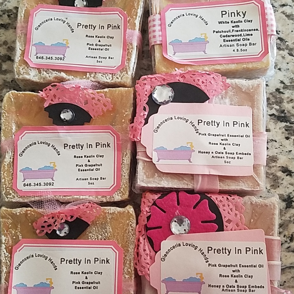 Pretty In Pink * Artisan Soap Bar *